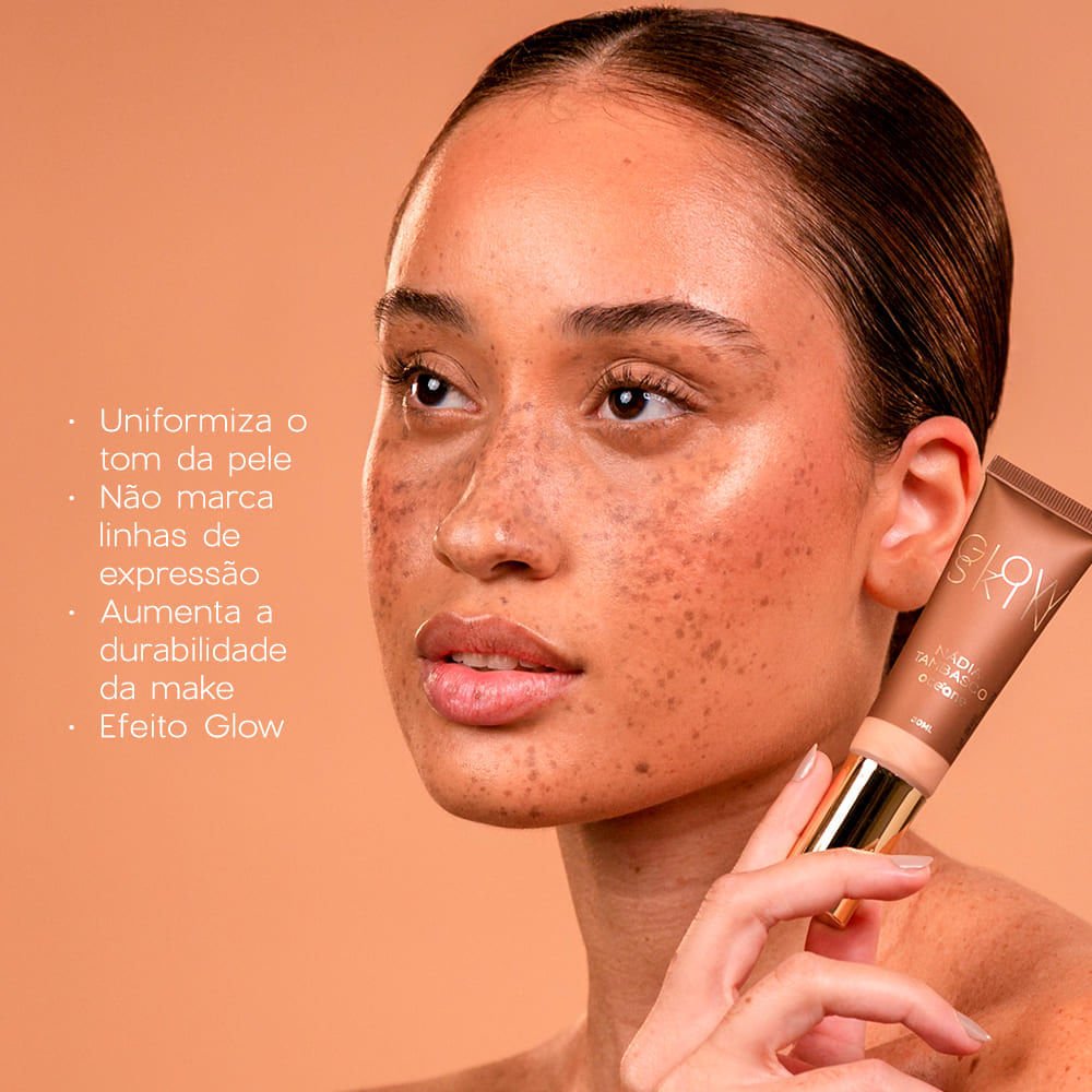 Primer Iluminador Facial Médio Nadia Tambasco By Océane - Glow Skin Medium 30ml Glow Skin Medium 4