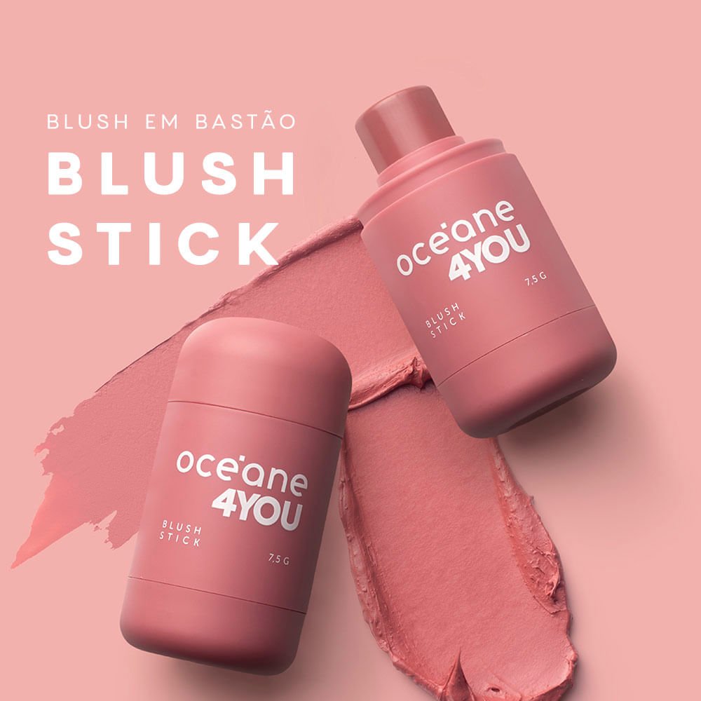 Blush em Bastão Rosa Queimado - Blush Stick Bubble 4you Bubble 2