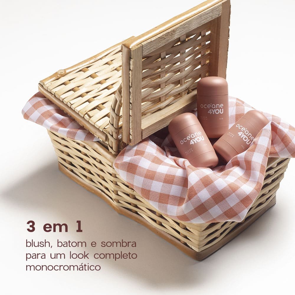 Blush em Bastão Nude - Blush Stick Picnic 4you Picnic 4
