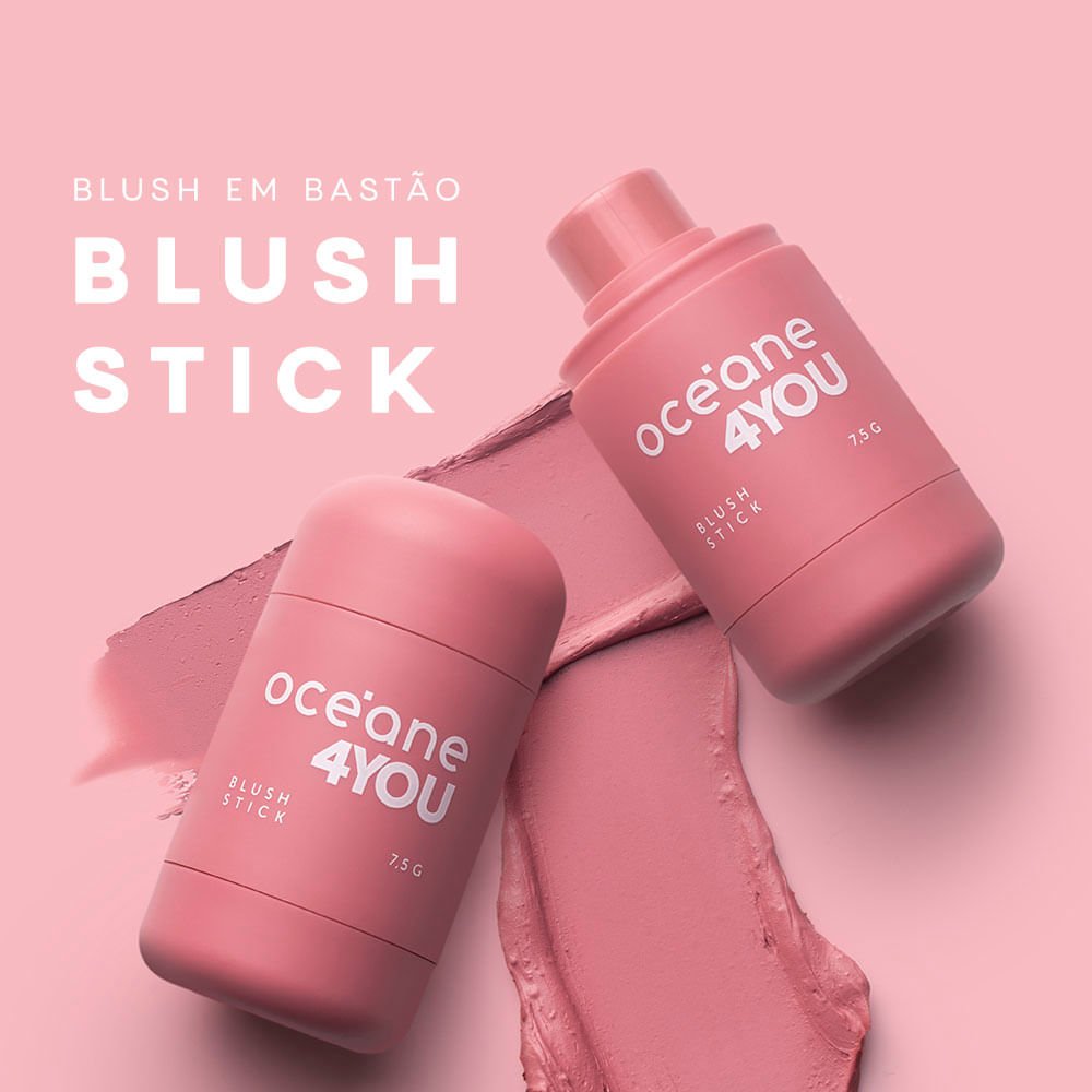 Blush em Bastão Rosa - Blush Stick Love Letter 4you Love Letter 2