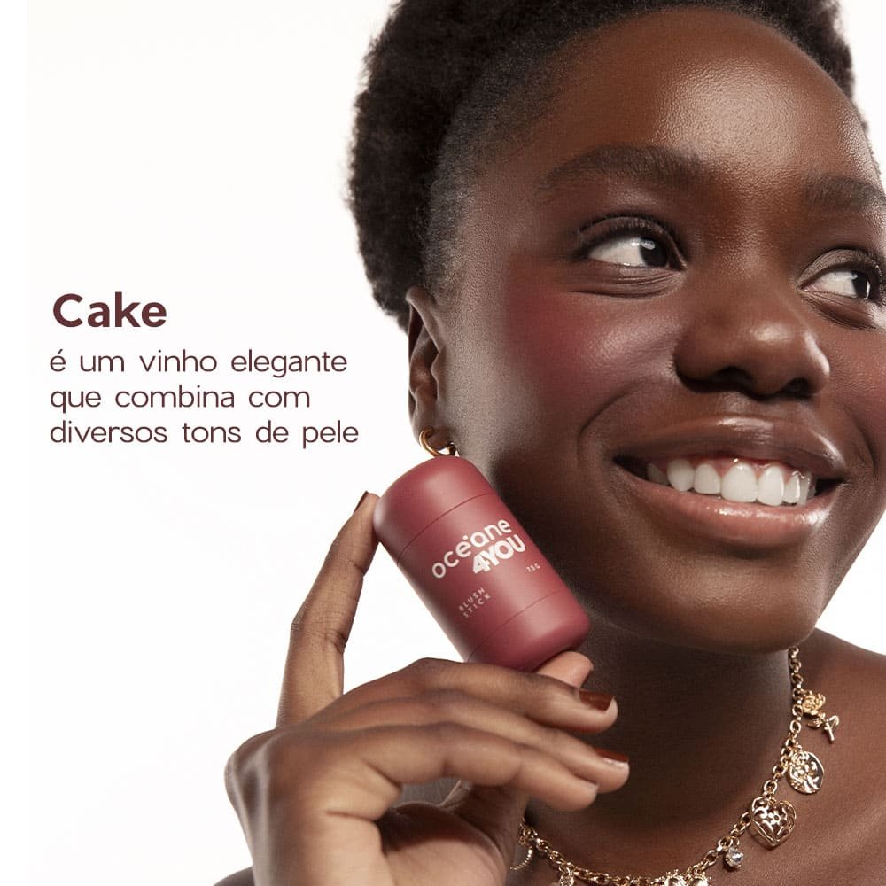 Blush em Bastão Vinho - Blush Stick Cake 4you Stick Cake 6