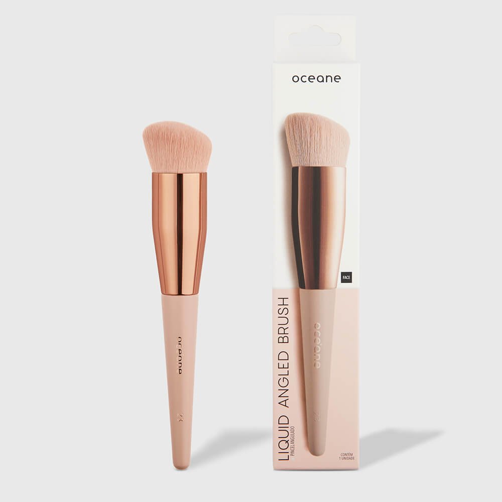 Pincel de Maquiagem Angulado - Liquid Angled Brush Ocn23 ÚNICO 8