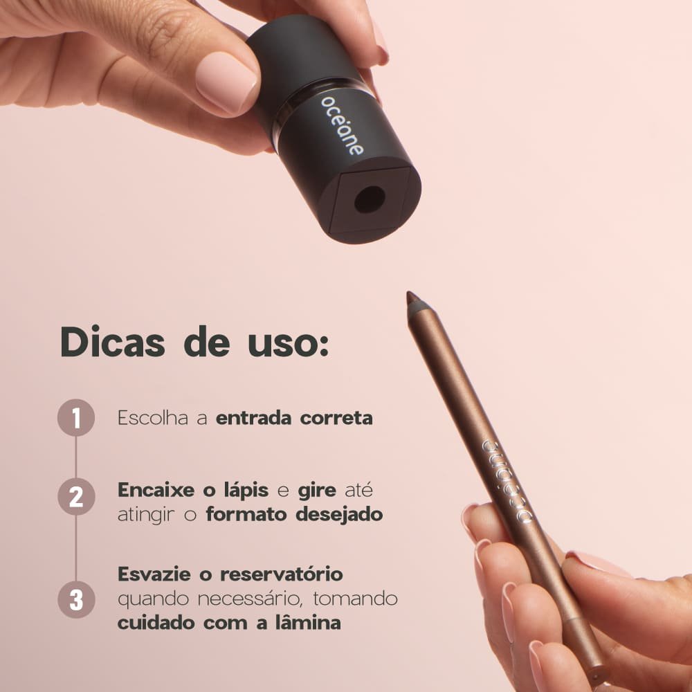 Apontador para Lápis de Maquiagem Sharpener Océane ÚNICO 3