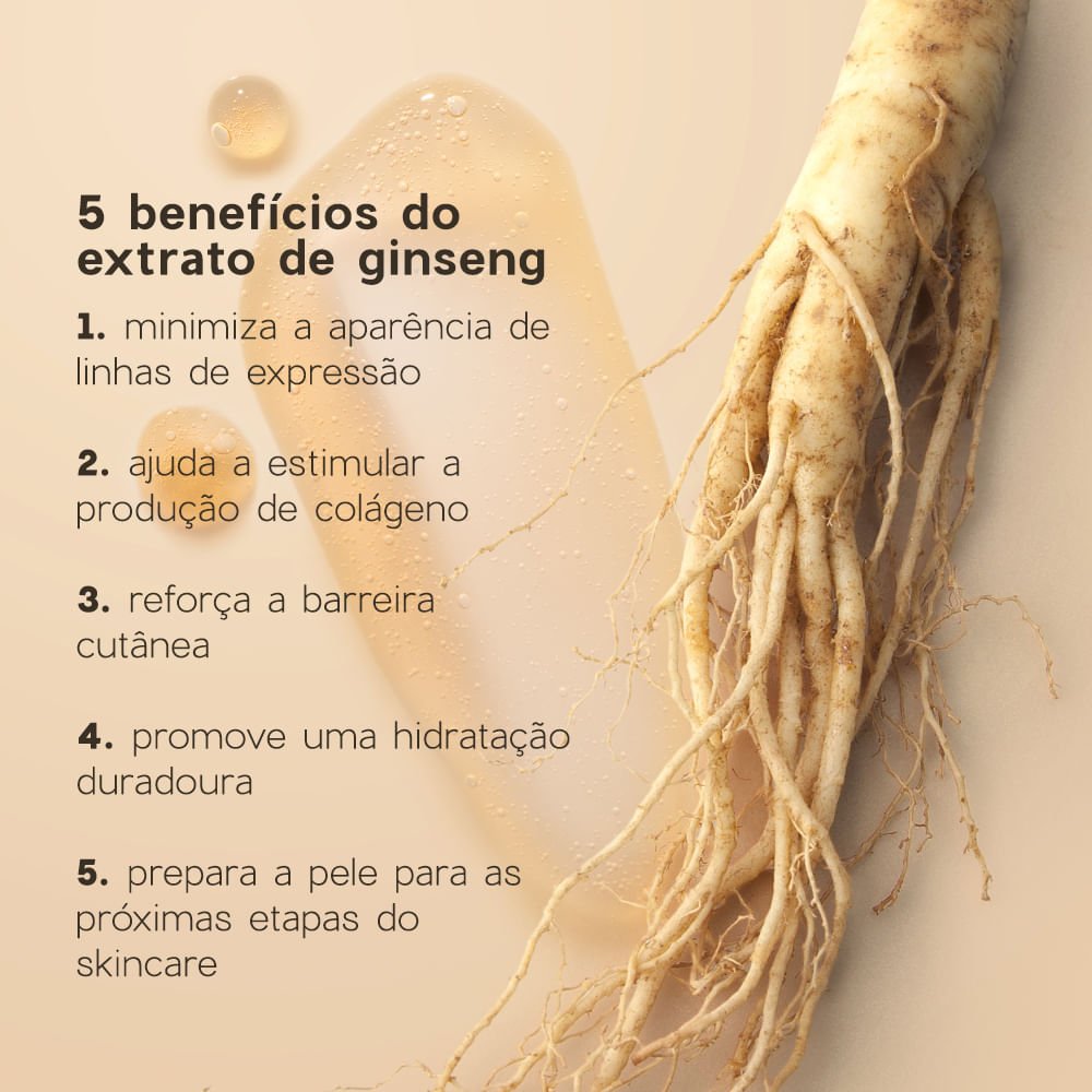 Sérum Facial com Extrato de Ginseng - Ginseng Serum 30ml 30ml 5