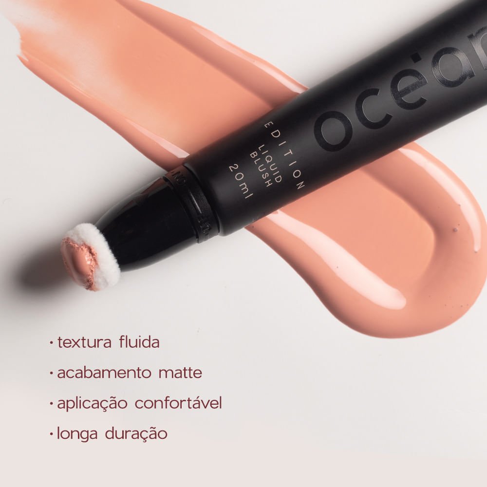 Blush Liquido Coral Claro - Liquid Blush Peachy Océane Edition 20ml Coral Claro 4