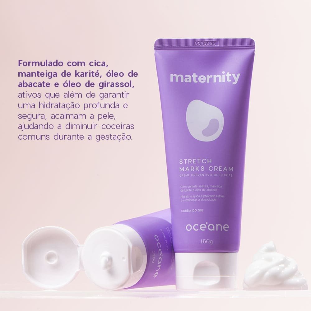 Kit Creme Preventivo de Estrias + Óleo Preventivo de Estrias para Gestantes (2 Produtos) ÚNICO 5