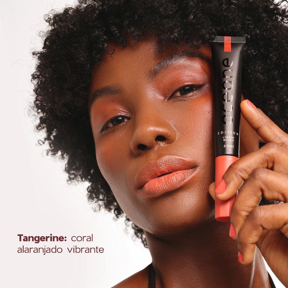 Blush Liquido Coral Alaranjado - Liquid Blush Tangerine Océane Edition 20ml Coral Alaranjado 2