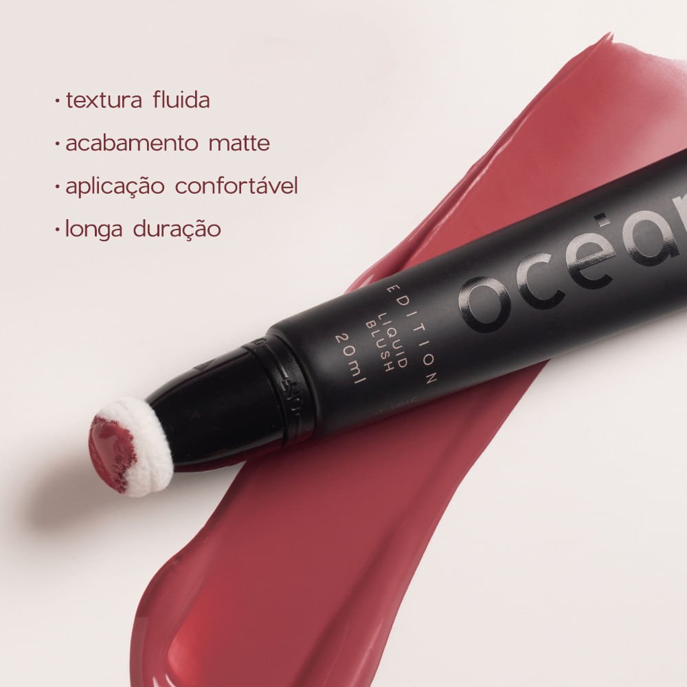 Blush Liquido Rosa Queimado - Liquid Blush Guava Océane Edition 20ml Rosa Queimado 4