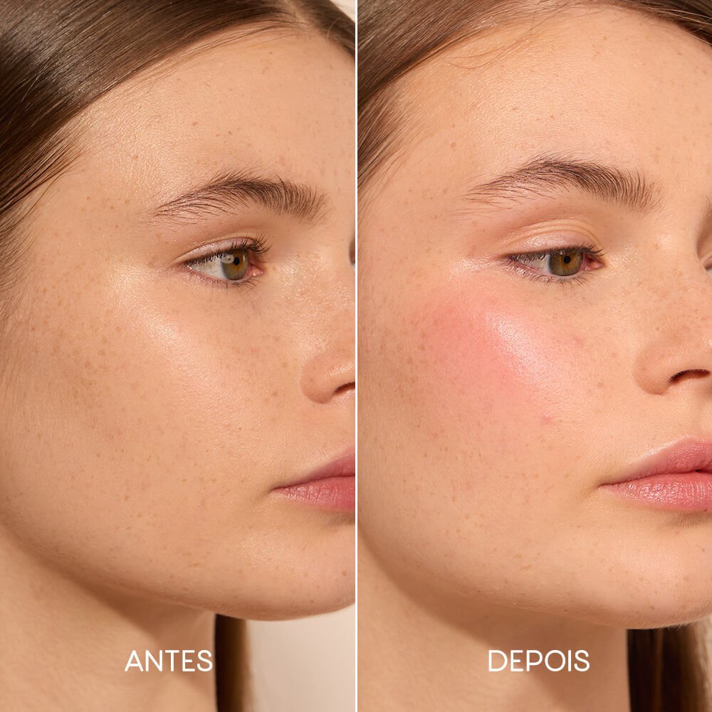 Blush em Bastão Cintilante Malva Rosado Glow Blush Stick Romance Océane Edition 7g Malva 4