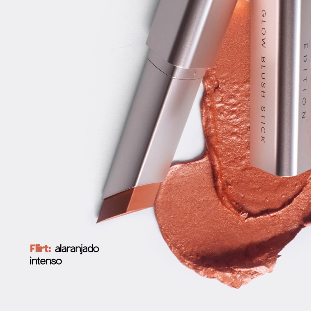 Blush em Bastão Cintilante Coral - Glow Blush Stick Flirt Océane Edition 7g Coral 2