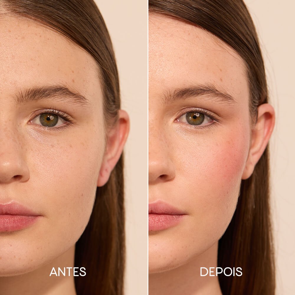 Blush em Bastão Cintilante Coral - Glow Blush Stick Flirt Océane Edition 7g Coral 4