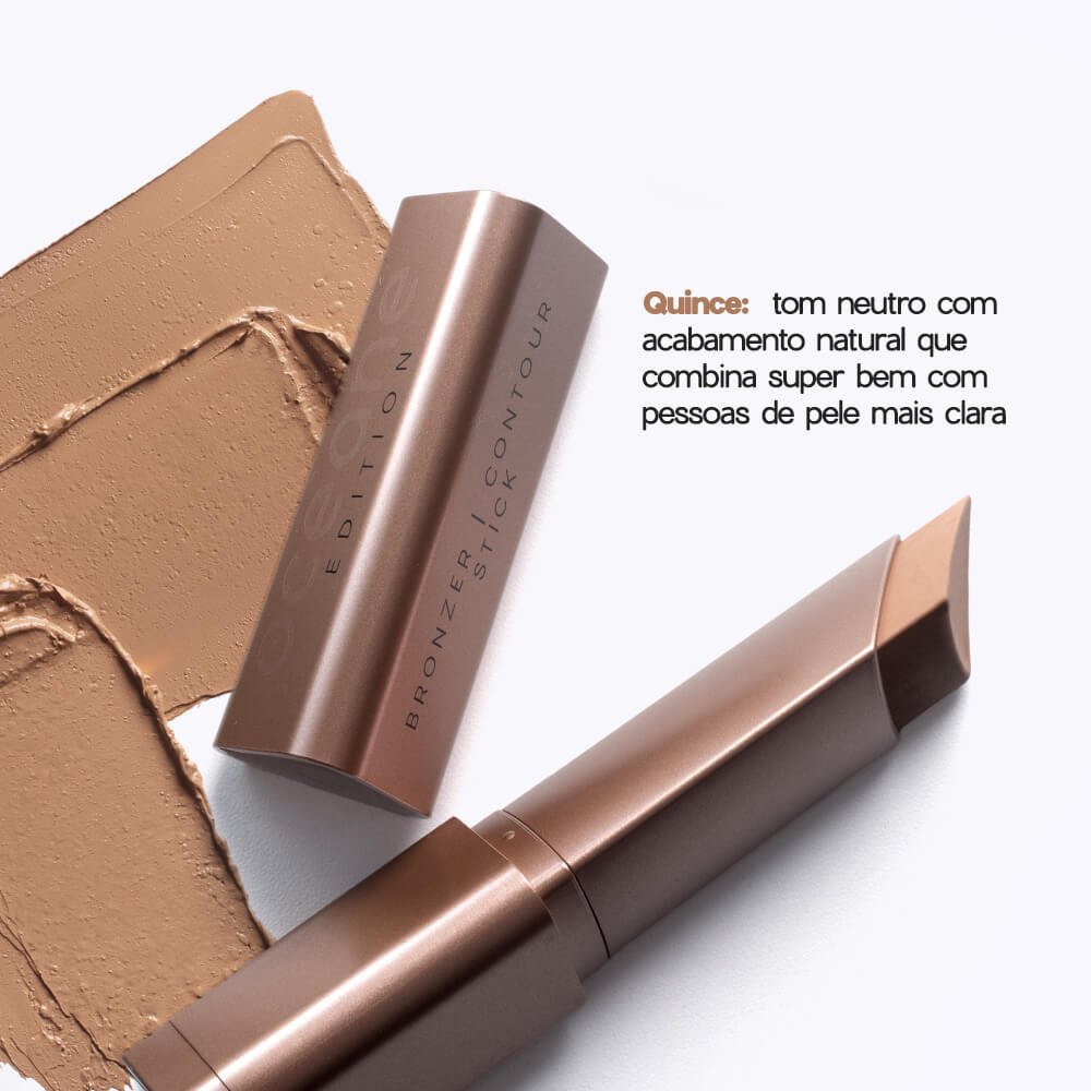 Bronzer em Bastão Marrom Claro - Bronzer Contour Stick Edition Quince 8g Quince 2