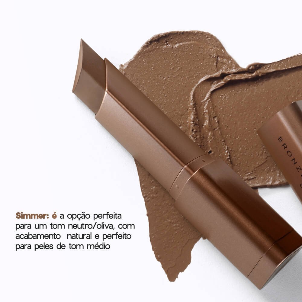 Bronzer em Bastão Marrom Médio - Bronzer Contour Stick Edition Simmer 8g Simmer 2