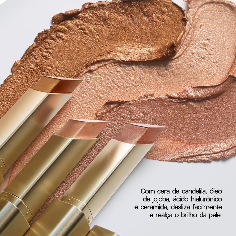 Iluminador em Bastão Rosé - Shine Highlight Stick Océane Edition Rose Glow 8g Rose Glow 5