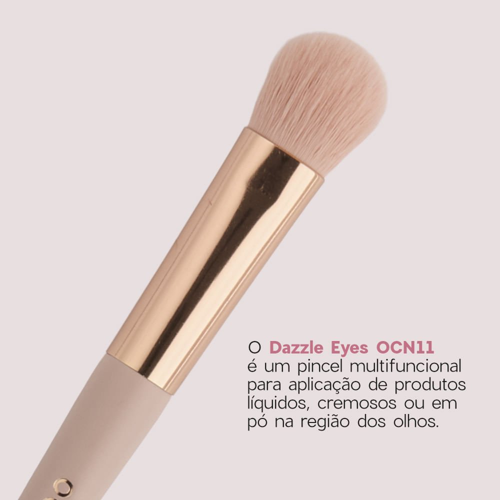 Mini Kit com 6 Pincéis para Olhos - Mini Eyebrush Kit ÚNICO 6