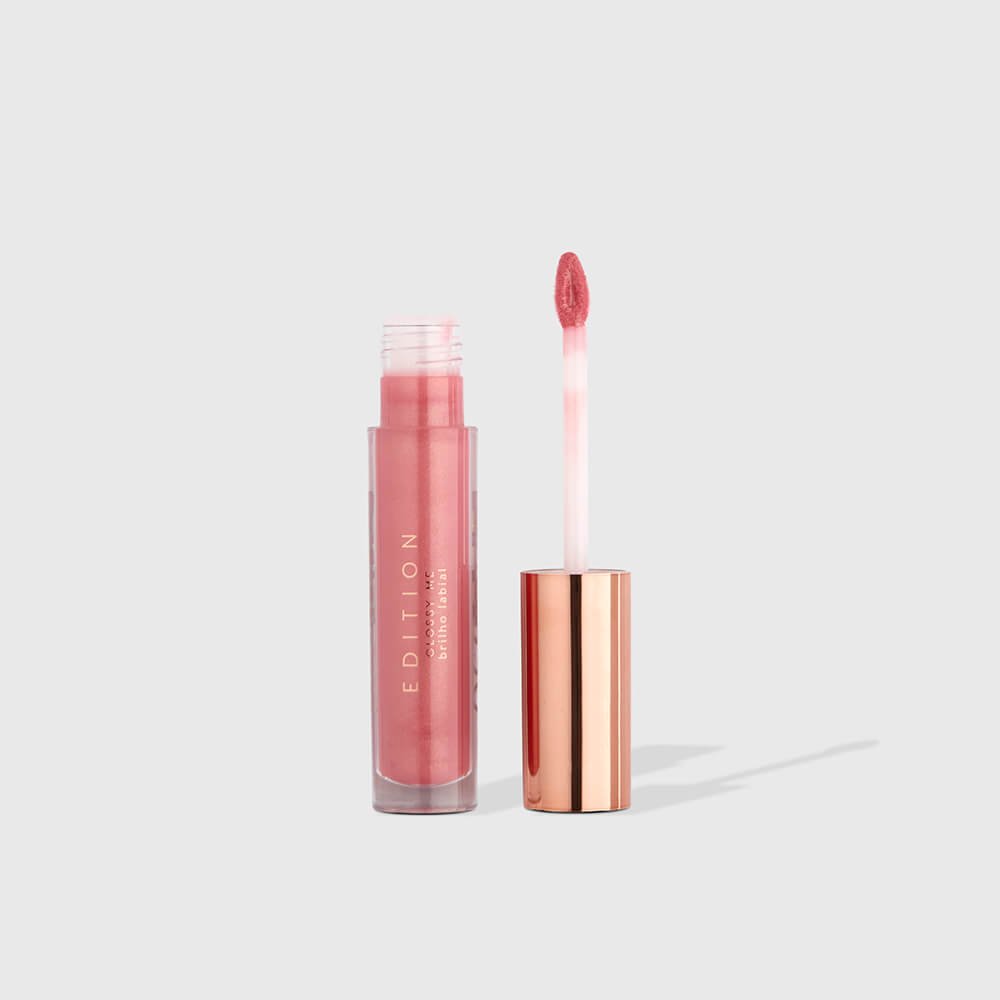 Brilho Labial Glossy - Glossy Me Rosé Pink Océane Edition 4g