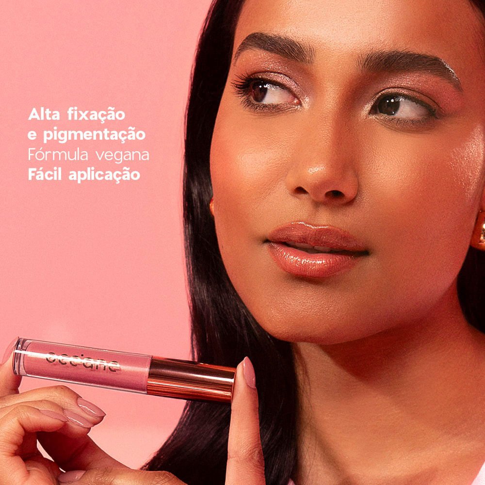 Brilho Labial Glossy - Glossy Me Rosé Pink Océane Edition 4g Rosé Pink 4