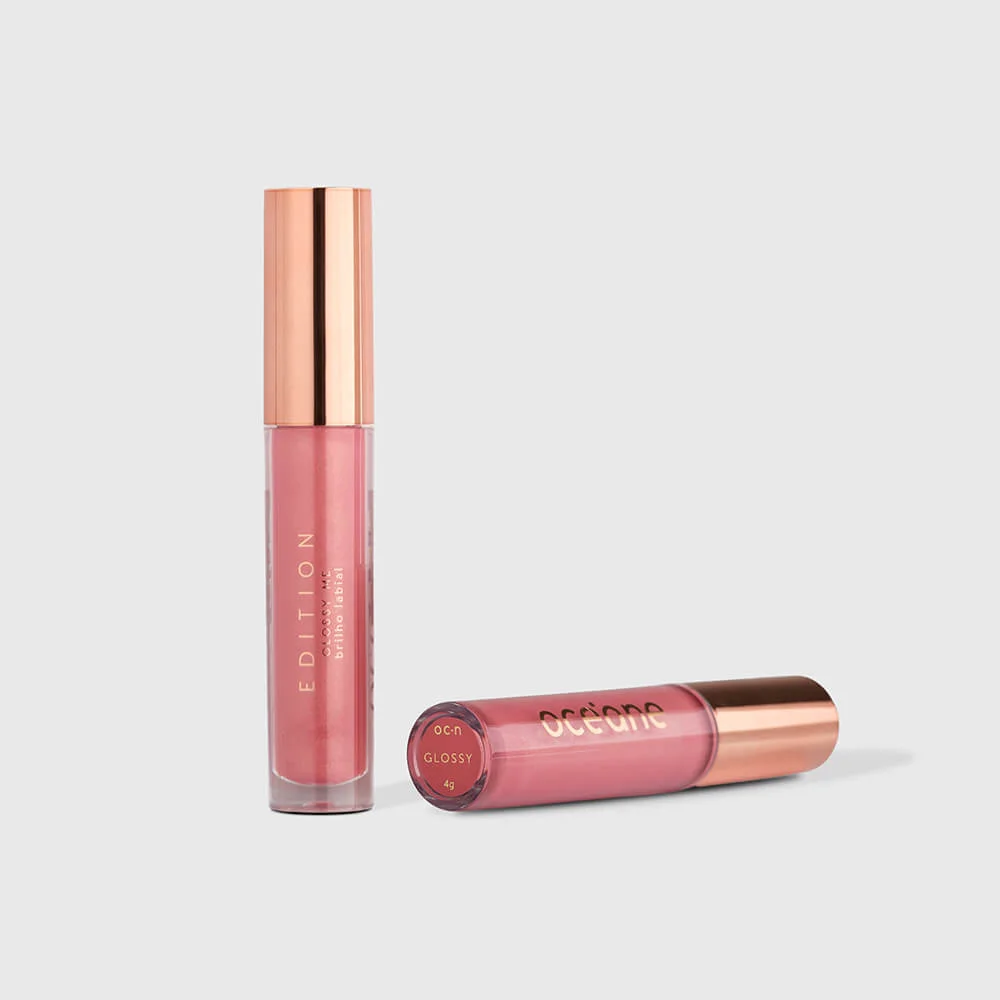 Brilho Labial Glossy - Glossy Me Rosé Pink Océane Edition 4g Rosé Pink 9