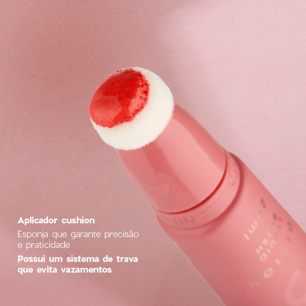 Blush Líquido Rosa Coral Pink - Liquid Blush Glossy Rose Pink Edition 20ml Rose 5