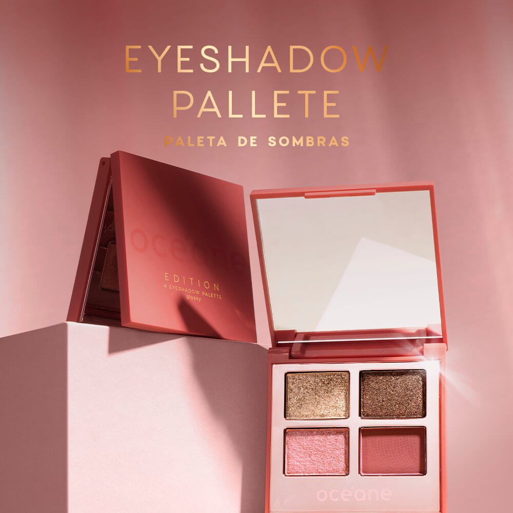 Paleta de Sombras - 4 Eyeshadow Glossy Océane Edition 4,5g 4,5g 2