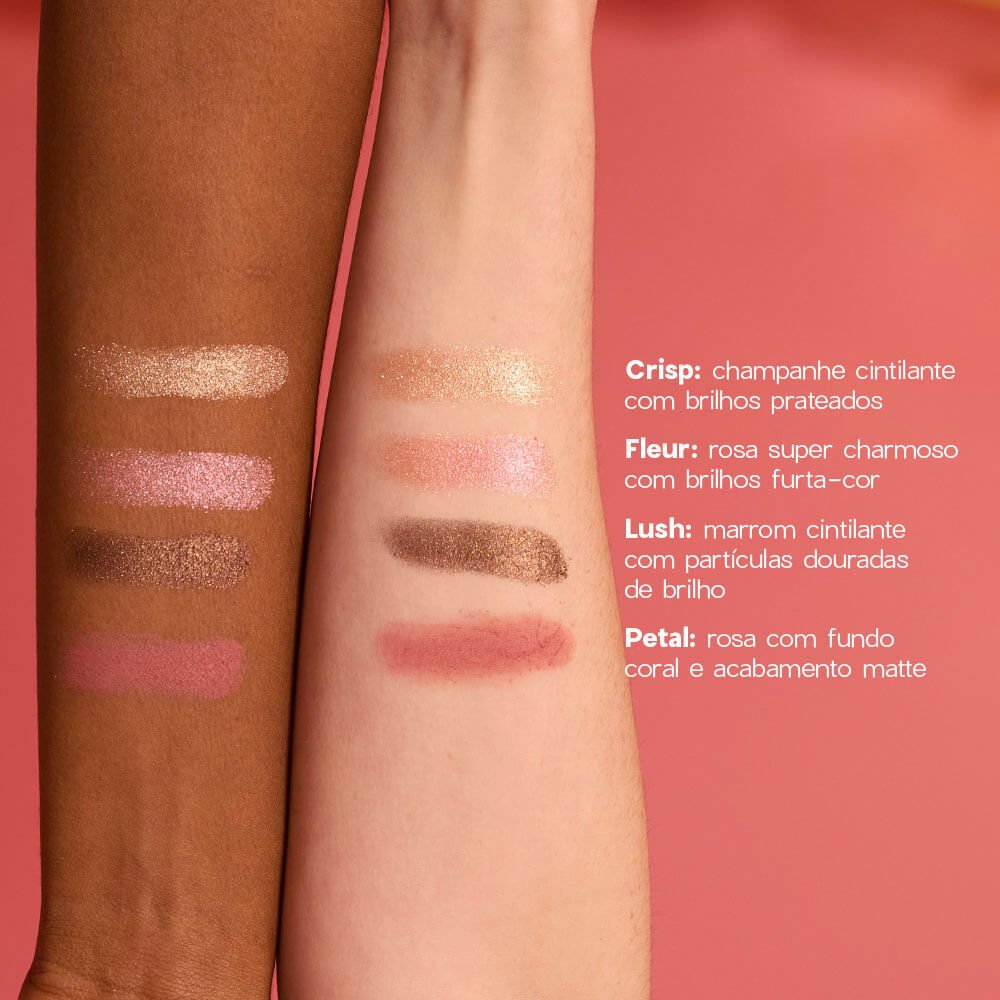 Paleta de Sombras - 4 Eyeshadow Glossy Océane Edition 4,5g 4,5g 5