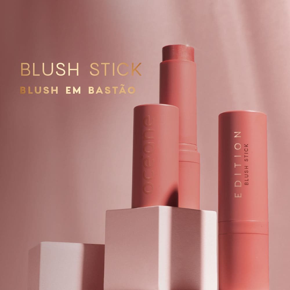 Blush em Bastão - Blush Stick Glossy Rosé Pink Océane Edition 12g Rosé Pink 2