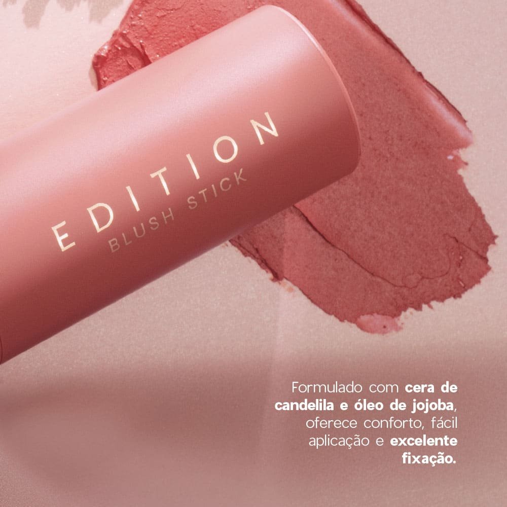 Blush em Bastão - Blush Stick Glossy Rosé Pink Océane Edition 12g Rosé Pink 6