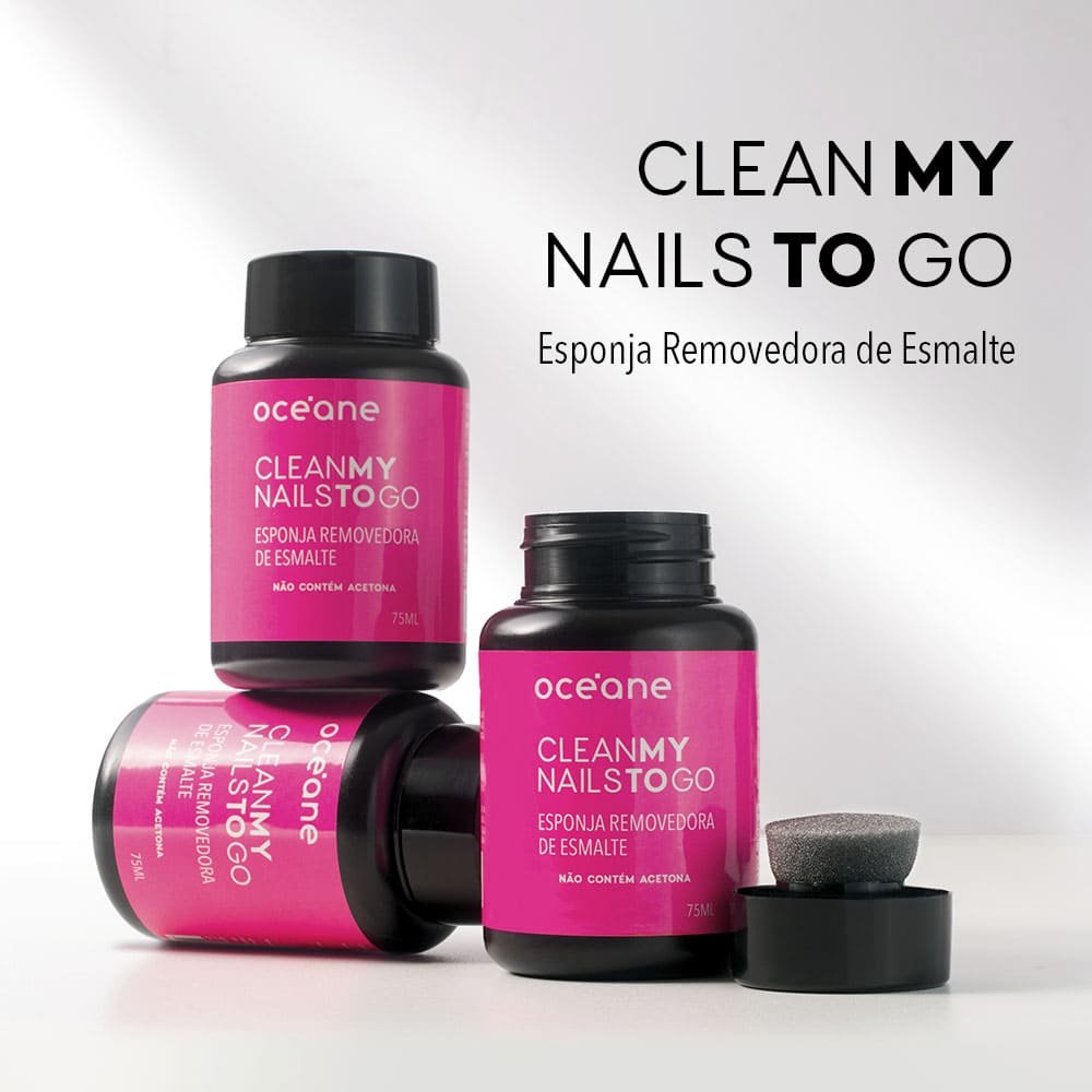 Esponja Removedora de Esmalte - Clean My Nails To Go 75ml 75ml 3