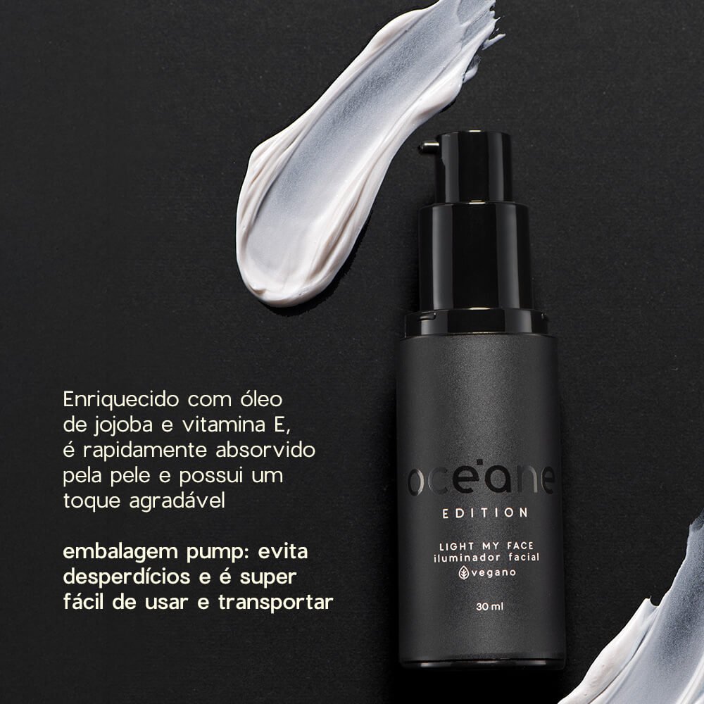 Iluminador Líquido Facial - Light My Face Océane Edition ÚNICO 8