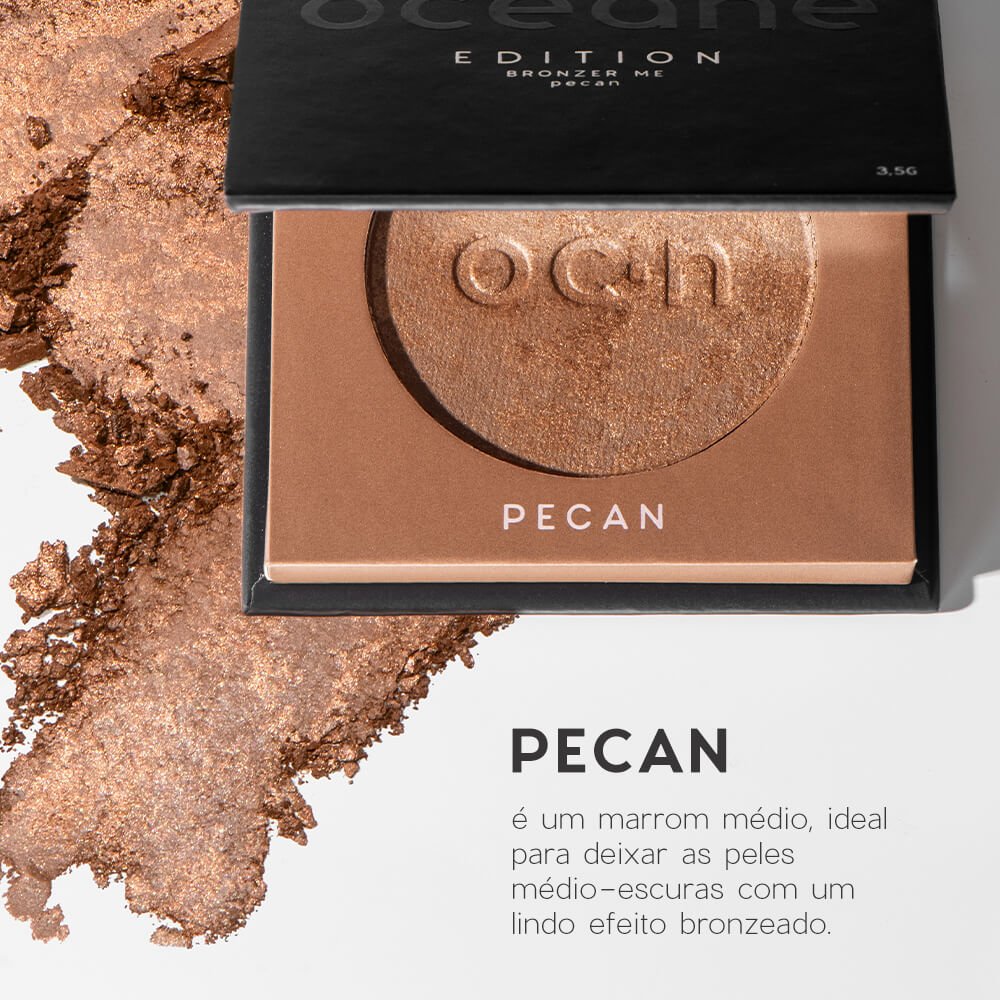 Bronzer em Pó Marrom Médio - Bronzer Me Pecan Océane Edition Pecan 2