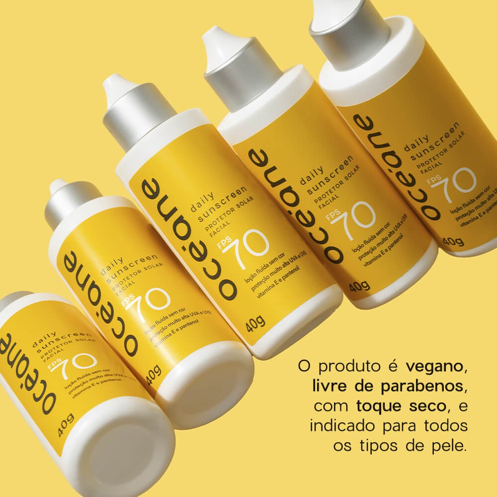 Protetor Solar Facial Fps 70 - Daily Sunscreen 40g 40g 8