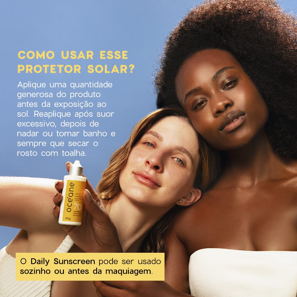 Protetor Solar Facial Fps 70 - Daily Sunscreen 40g 40g 9