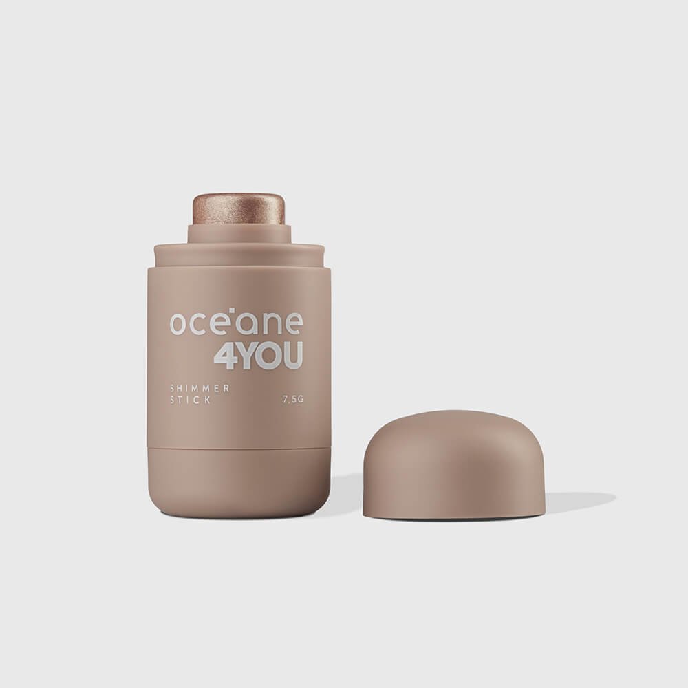 Iluminador em Bastão Dourado - Shimmer Stick Glitz Gold Oceane 4you 7,5g Glitz Gold 5