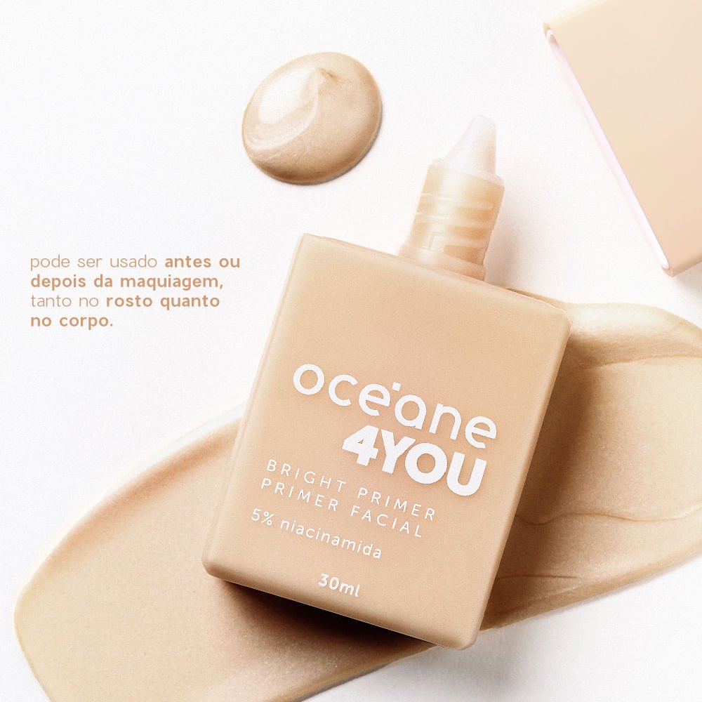 Primer Iluminador - Bright Primer Océane 4you 30ml Bright 4