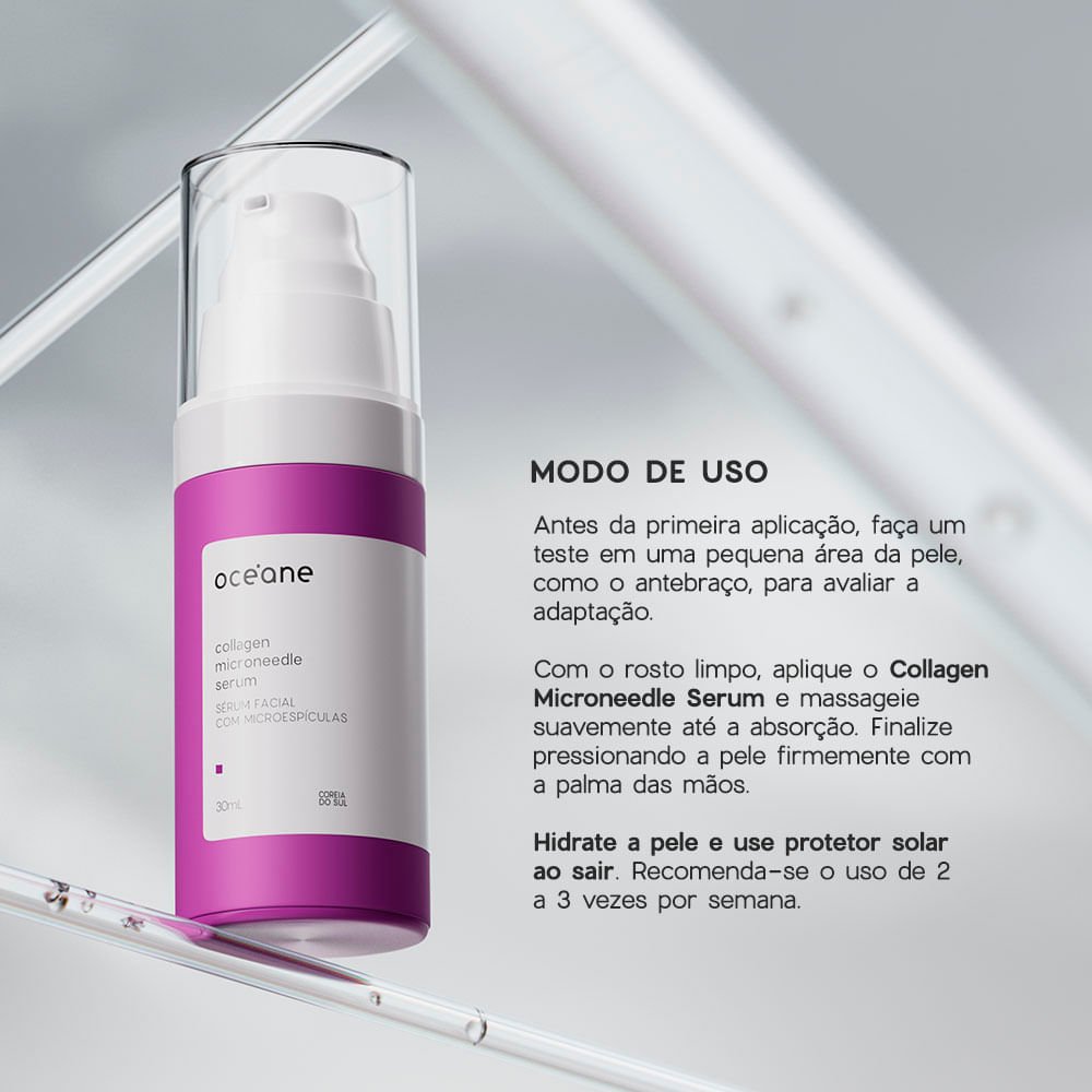 Sérum Facial com Microespículas - Collagen Microneedle Serum 30ml 30ml 9