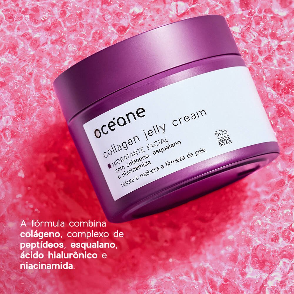 Gel Hidratante Facial com Colágeno - Collagen Jelly Cream 50g 50g 4