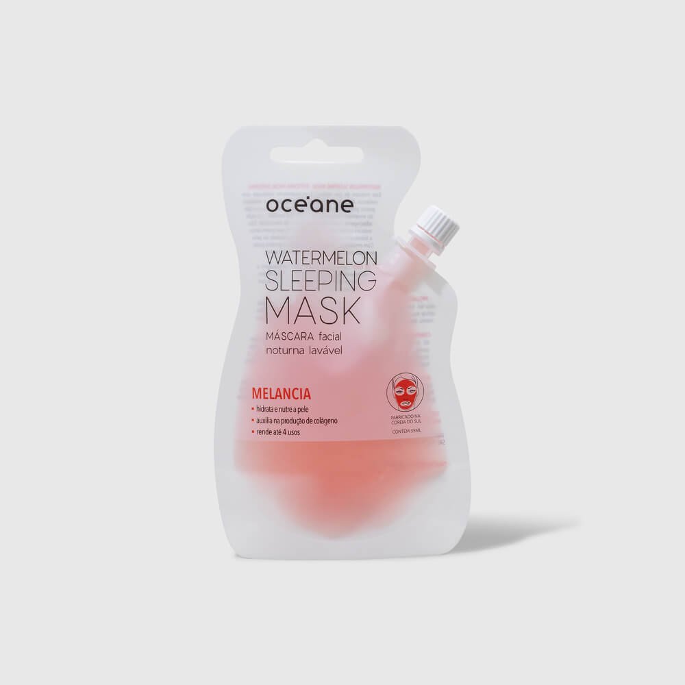 Kit Máscara Facial de Melancia + Máscara Para Área Dos Olhos de Melancia (2 Produtos) ÚNICO 2