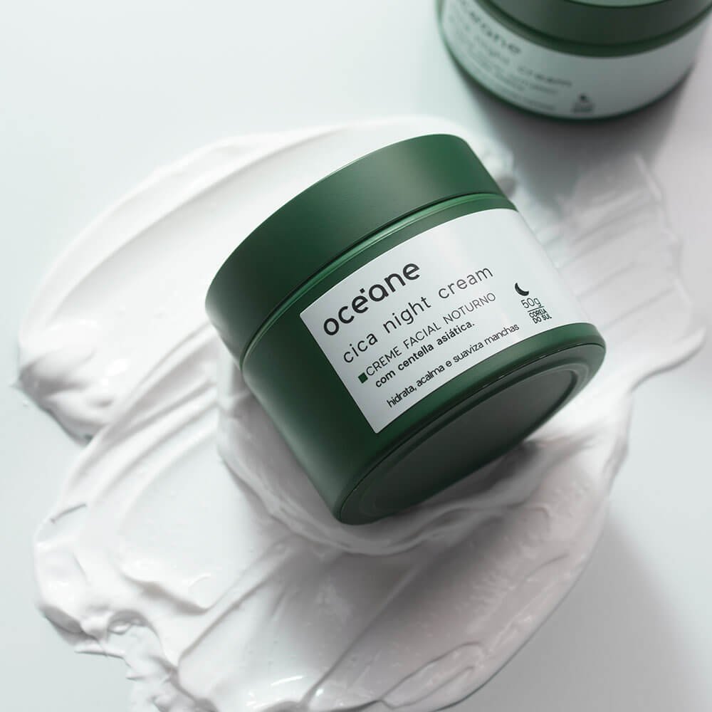 Kit Creme Facial Noturno Cica + Máscara Labial Noturna (2 Produtos) ÚNICO 3