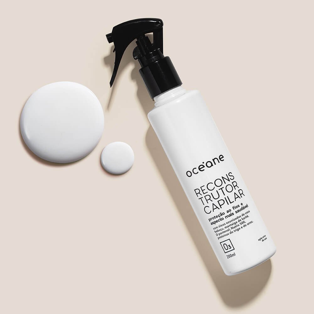 Kit Máscara de Tratamento Para Cabelos Quimicamente Tratados + Reconstrutor Capilar + Escova (3 Produtos) ÚNICO 6