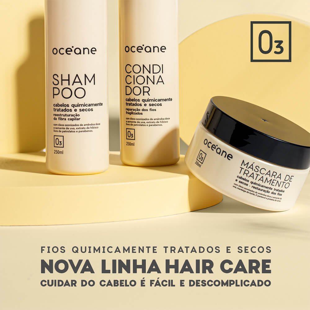 Kit Shampoo + Condicionador + Máscara de Tratamento Para Cabelos Quimicamente Tratados + Reconstrutor (4 Produtos) ÚNICO 6