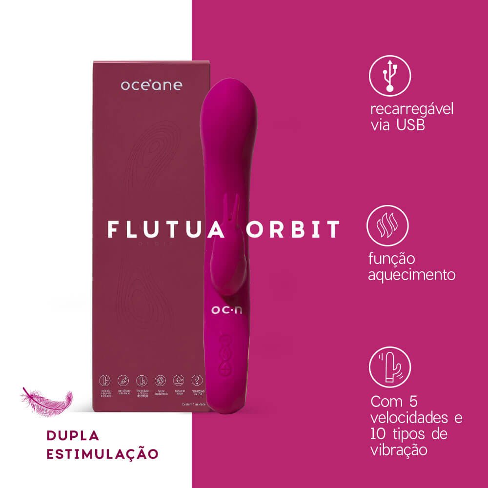 Vibrador Rosa - Flutua Orbit ÚNICO 6
