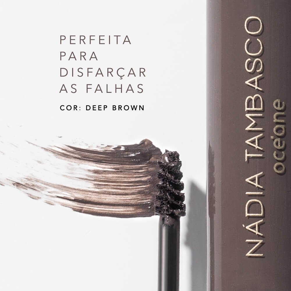 Máscara de Sobrancelha Castanho Escuro Nádia Tambasco By Océane - Brow Definer Deep Brown 5ml Deep Brown 2