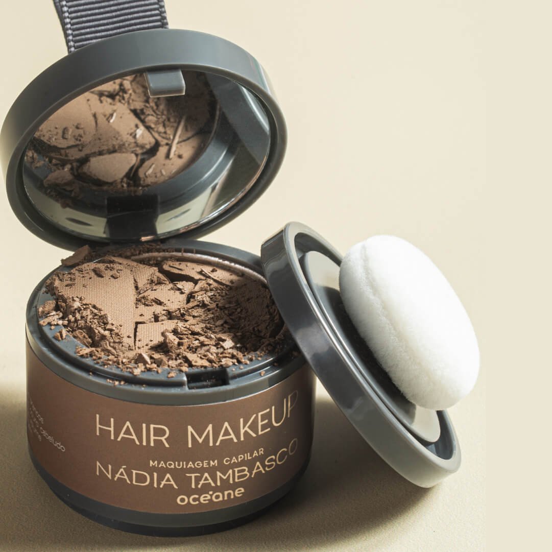 Kit Máscara de Sobrancelha Castanho + Maquiagem Capilar Nádia Tambasco By Océane (2 Produtos) ÚNICO 3