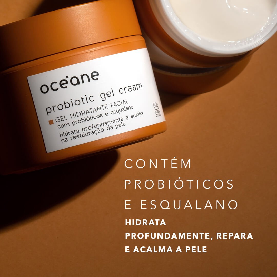 Gel Facial com Probióticos e Esqualano - Probiotic Gel Cream 50g 50g 5