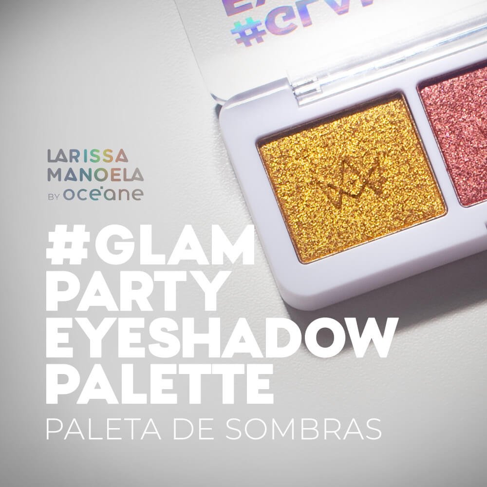 Paleta de Sombras Larissa Manoela By Océane - Glam Party Eyeshadow Palette 4,4g Glam 2