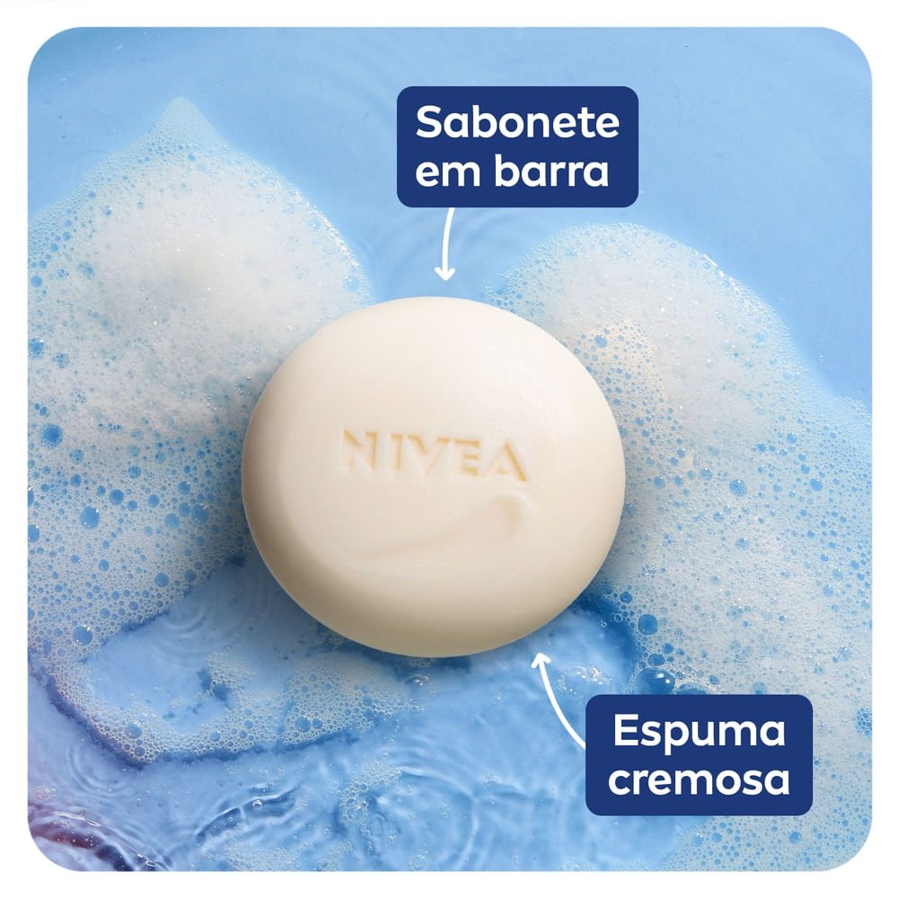 NIVEA Sabonete em Barra Creme Care 90g - 12 unidades ÚNICO 5