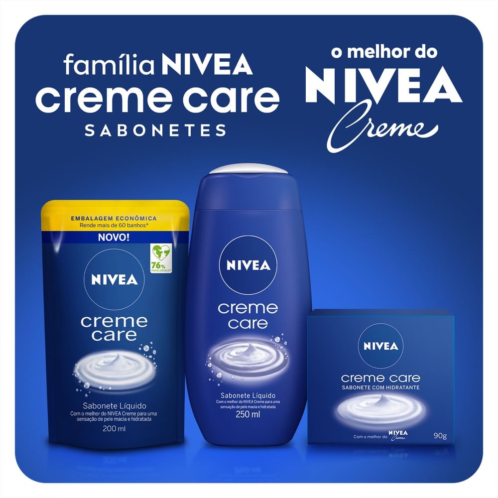 NIVEA Sabonete em Barra Creme Care 90g - 12 unidades ÚNICO 9