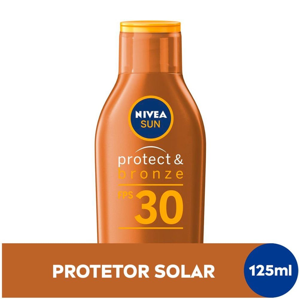 NIVEA SUN Protetor Solar Protect & Bronze FPS30 125ml 125ml 1