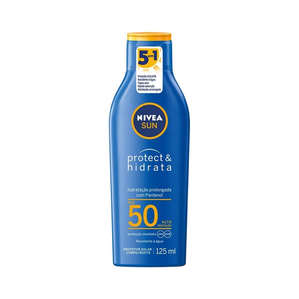 NIVEA SUN Protetor Solar Protect & Hidrata 125ml FPS50 125ml 2