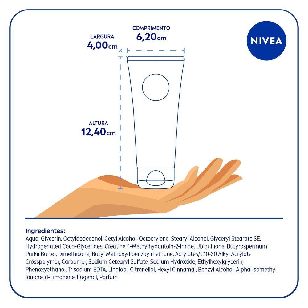 NIVEA Loção Deo Hidratante para Mãos Reparação 75g - 2 unidades 75g 8